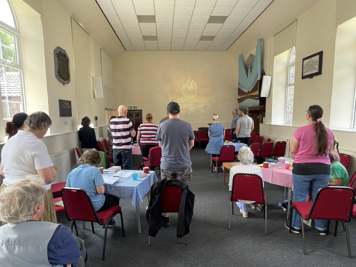 Café-style Sunday service at Charfield Christian Centre