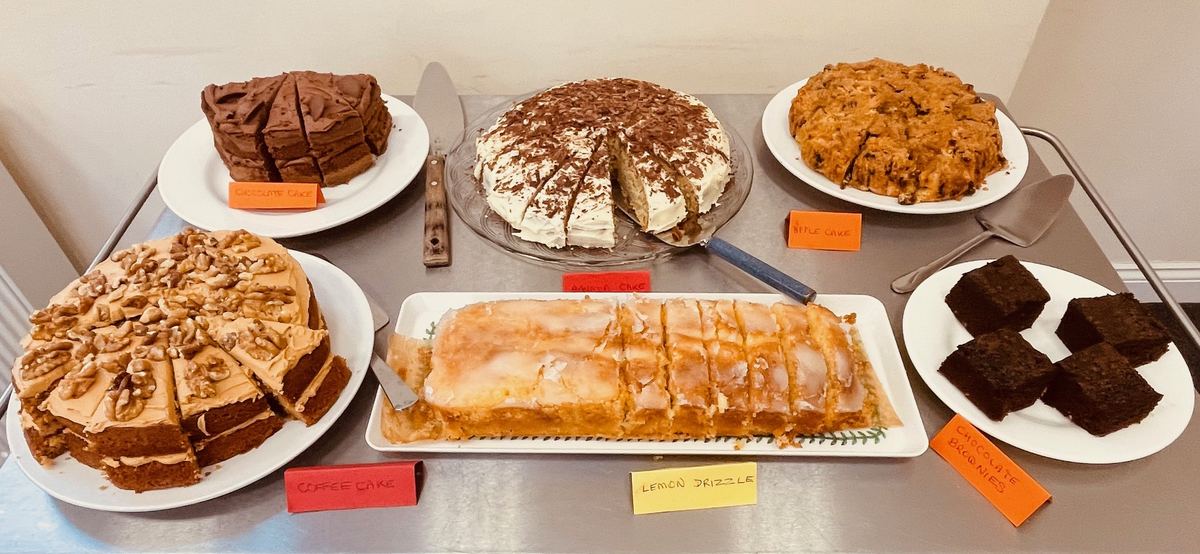 Cake table, every week without fail